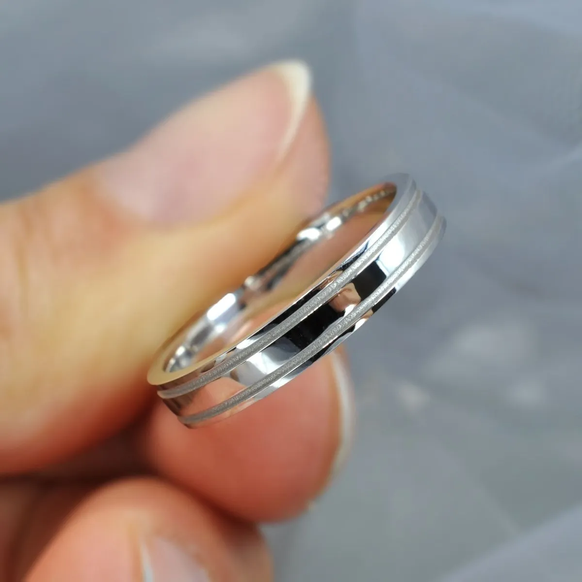 4.0 mm Plain Wedding Band in 14KT, 18KT & Platinum