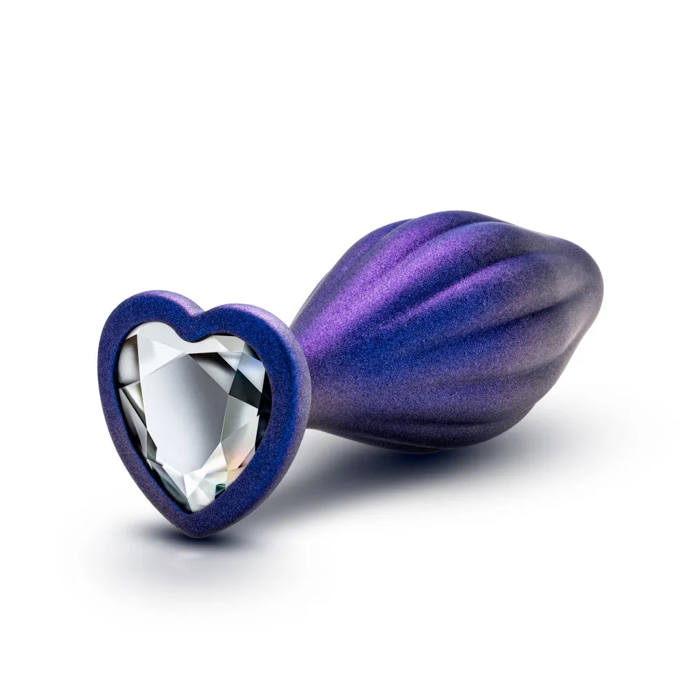 Anal Adventures Matrix By Blush® | Wavy Bling Sapphire 4.5-Inch Anal Plug