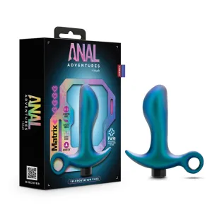 Anal Adventures Matrix Teleportation Plug Lunar Blue