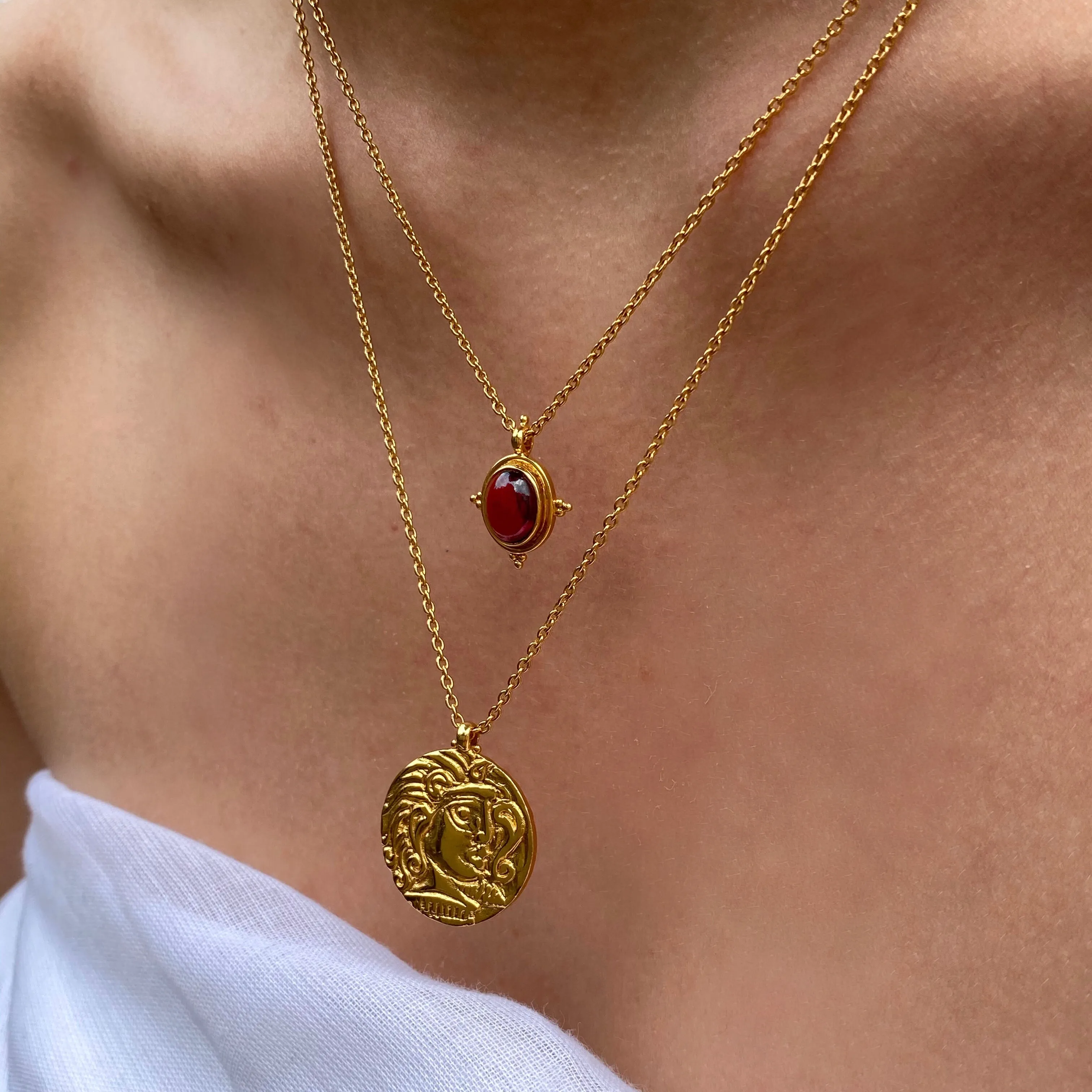 Apollo Necklace, Gold