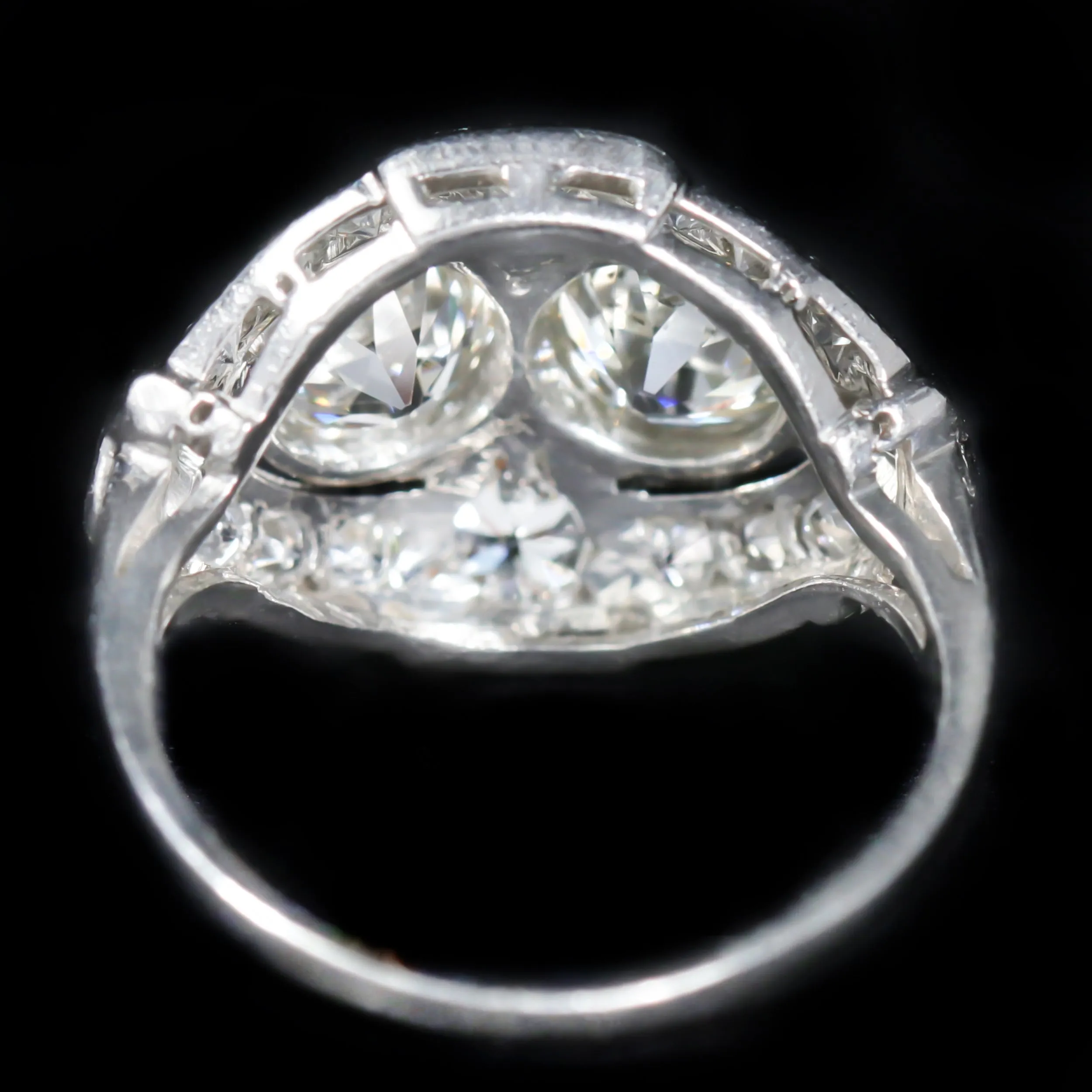 Art Deco 1.25 Carat Toi et Moi Engagement Ring