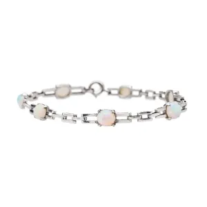 Art Deco Opal Bracelet