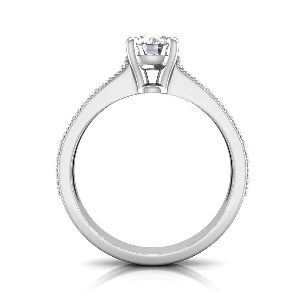 Aviva Bridal Set -1 3/4 Ct. T.W. 14K IGI Certified I-VS