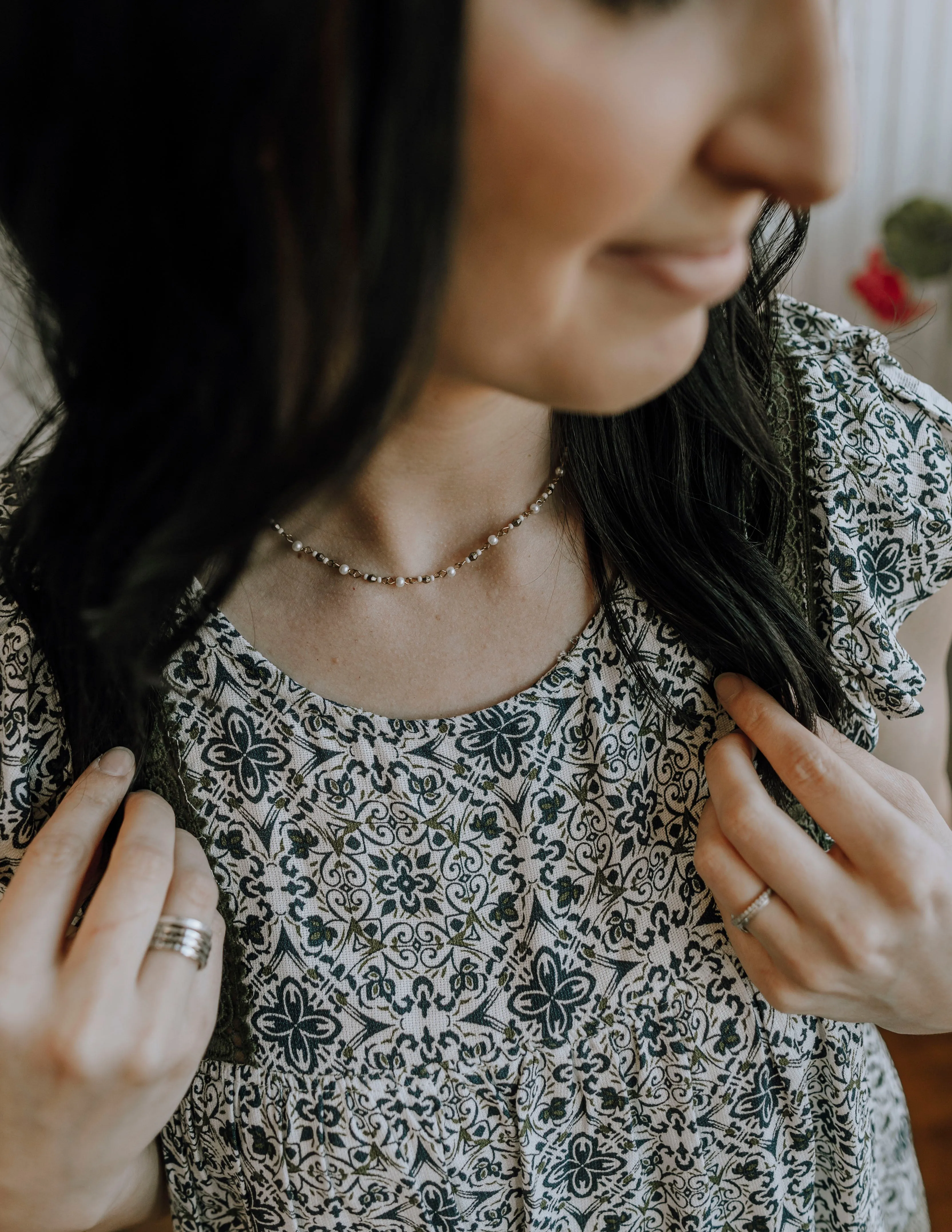 Beaded Choker Necklace