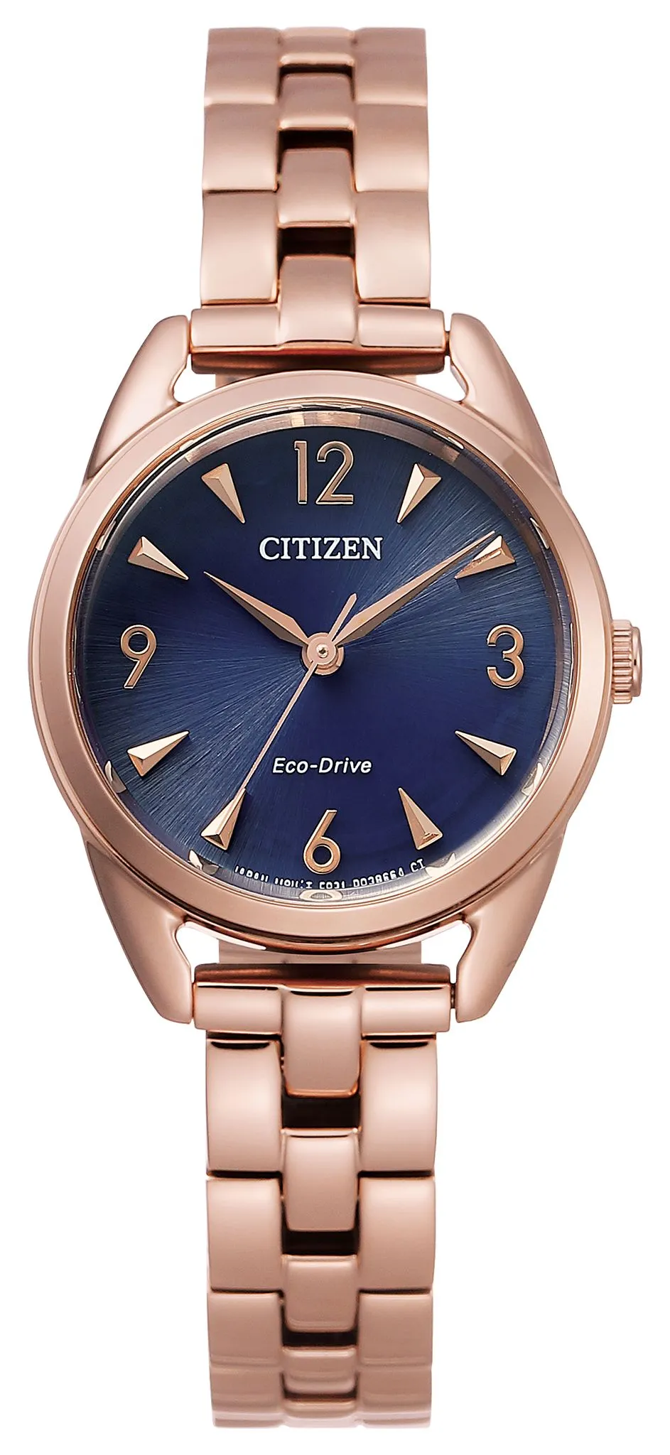 Blue Face Rose Tone Ladies Citizen Watch