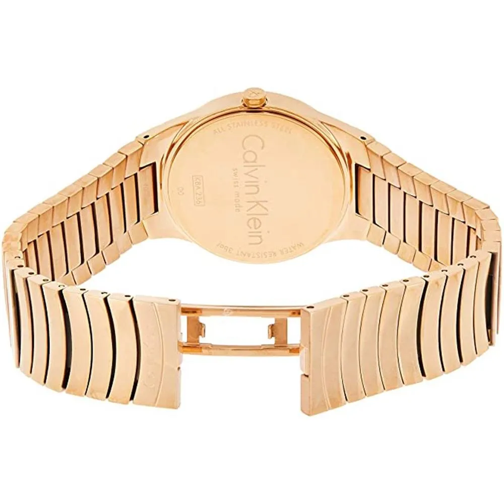 Calvin Klein Watch Whirl Rose Gold K8A23646