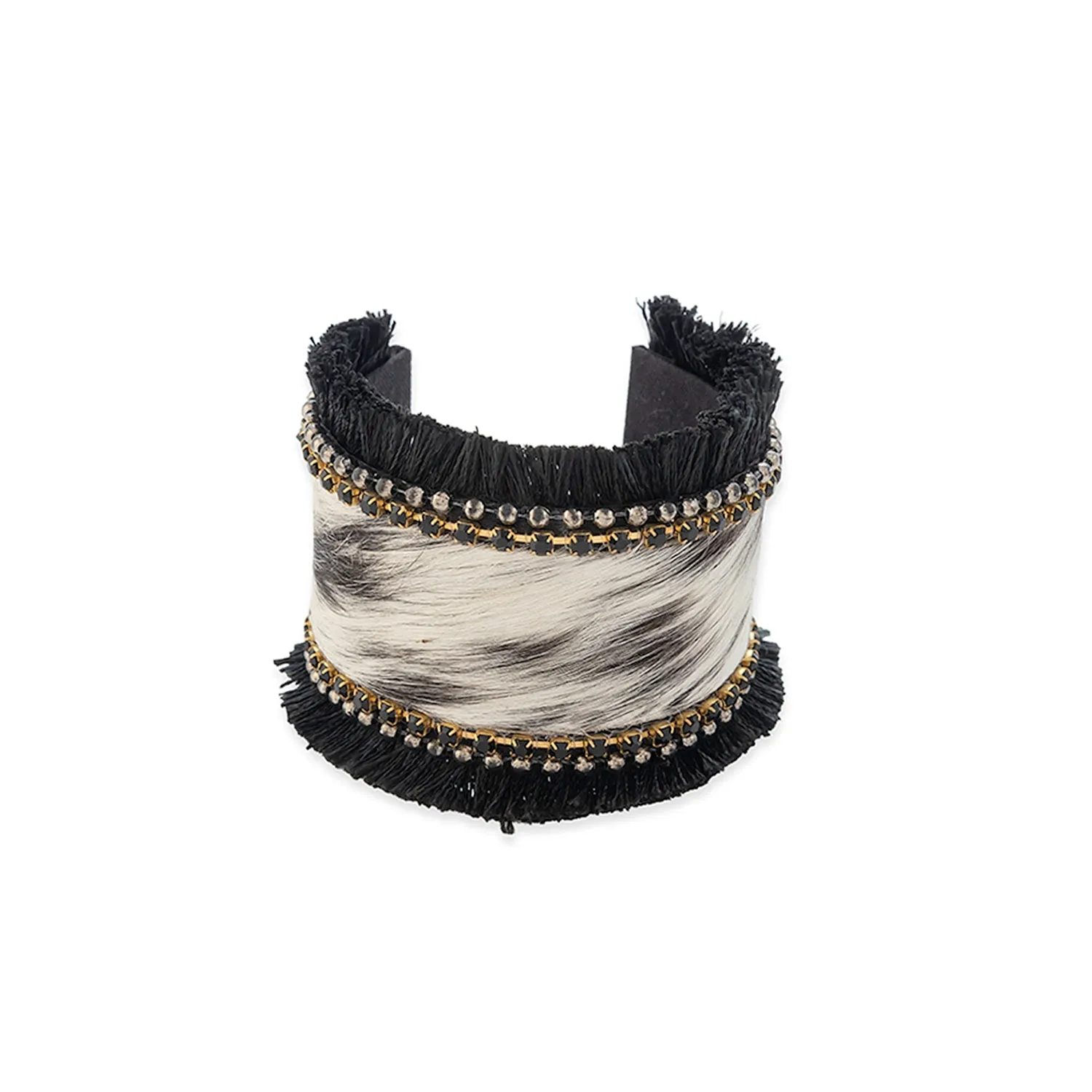 Coal Ridge Hair-on Hide Cuff Bracelet