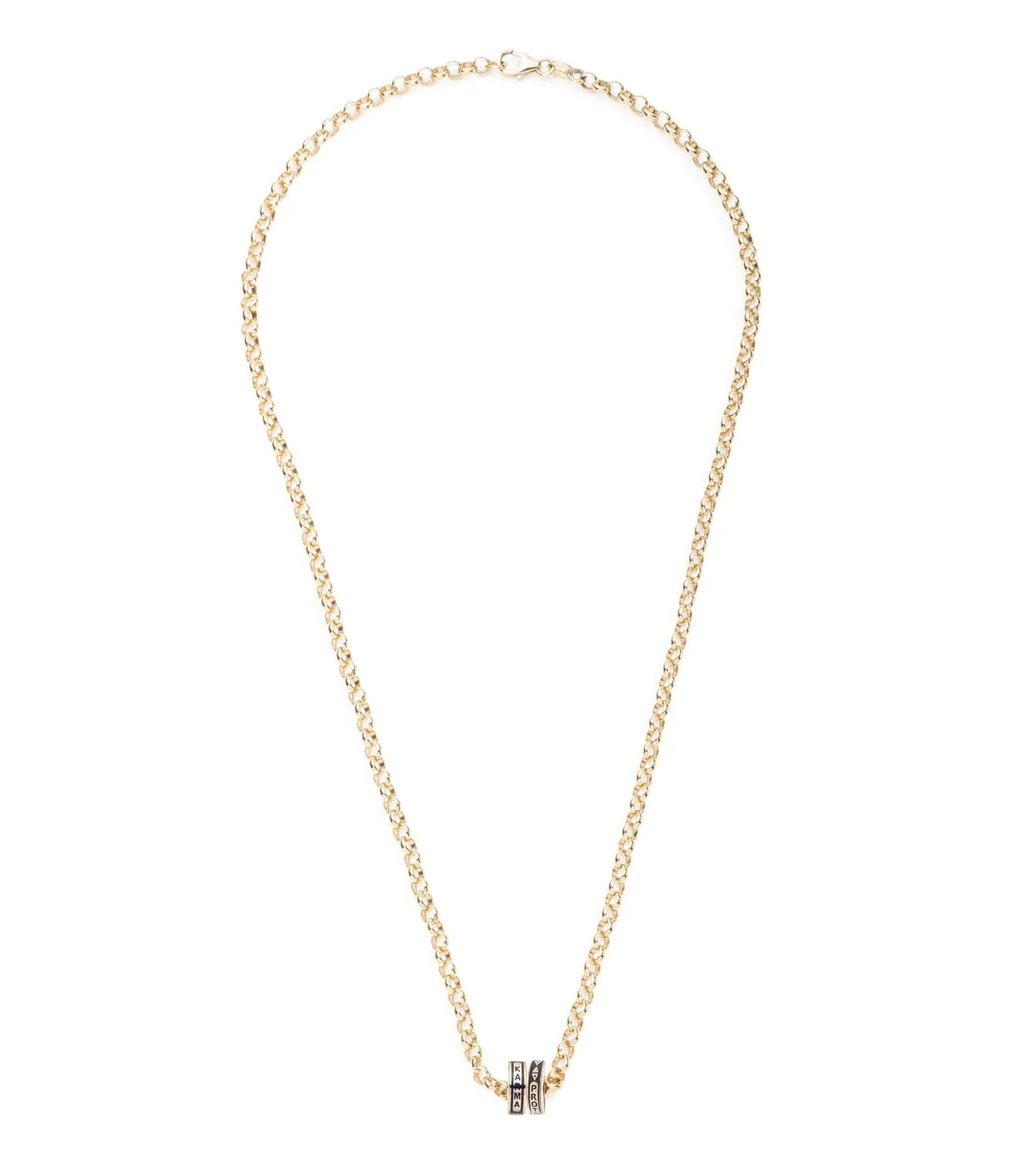 Double Tenet : Heart Beat Medium Belcher Chain Necklace