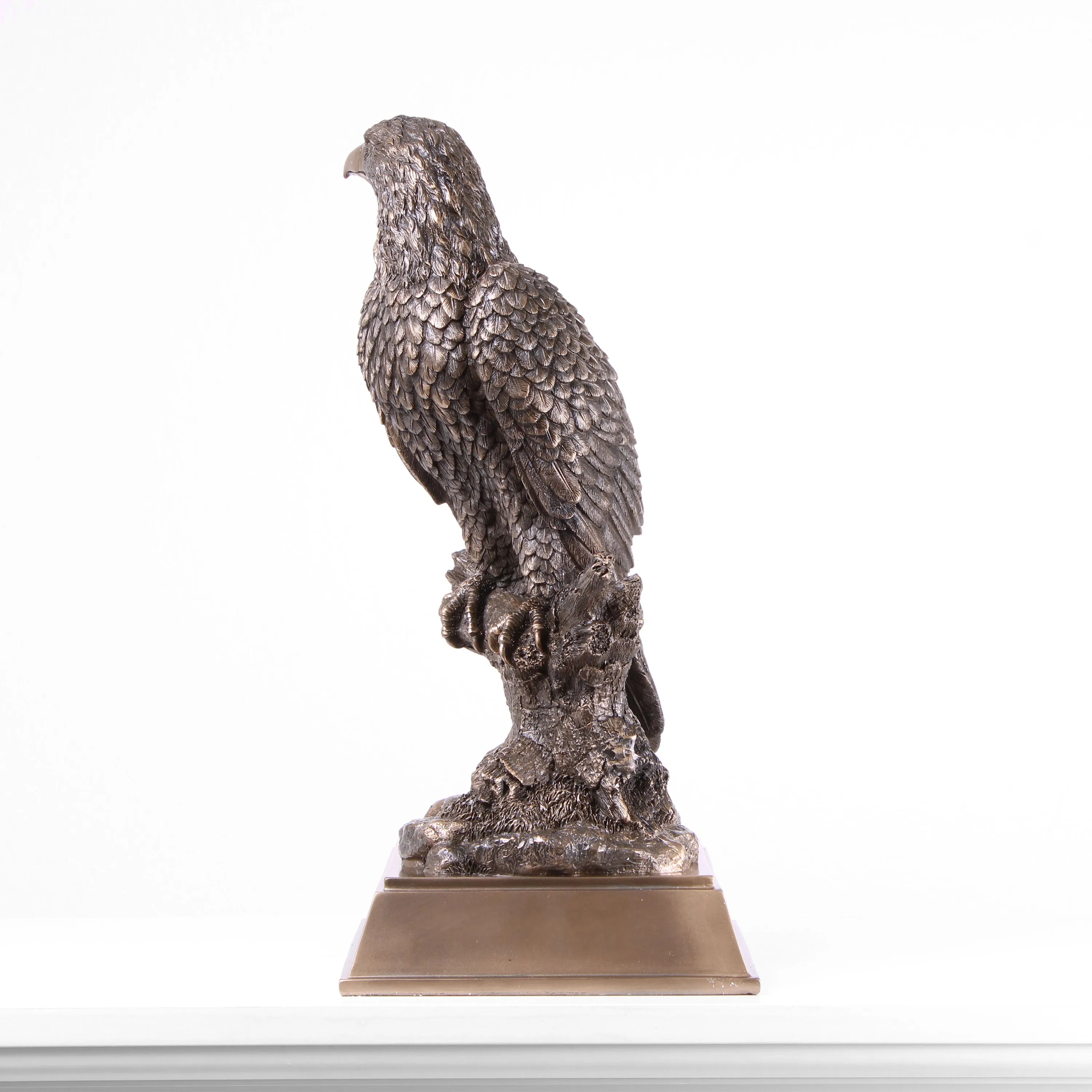 Eagle Bronze Statue (Cold Cast Bronze Animal Sculpture)