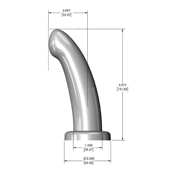 Fleshlight - Her Spot Platinum Cured Silicone G Spot Dildo