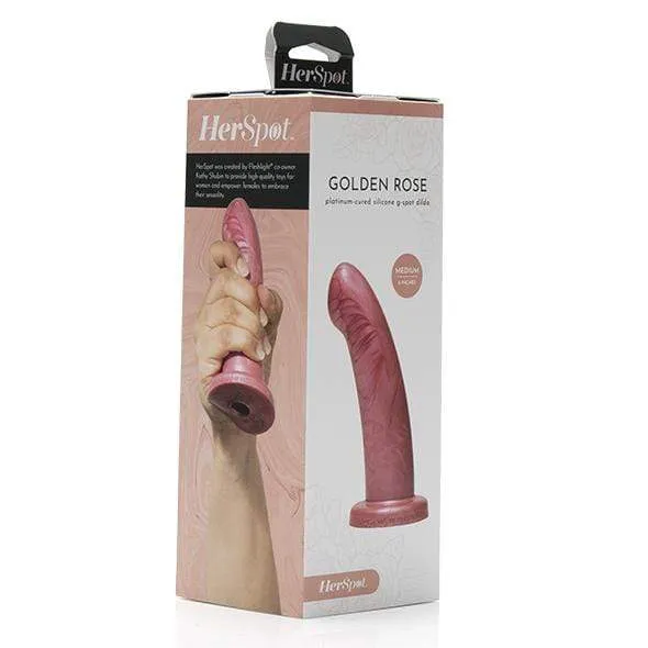 Fleshlight - Her Spot Platinum Cured Silicone G Spot Dildo