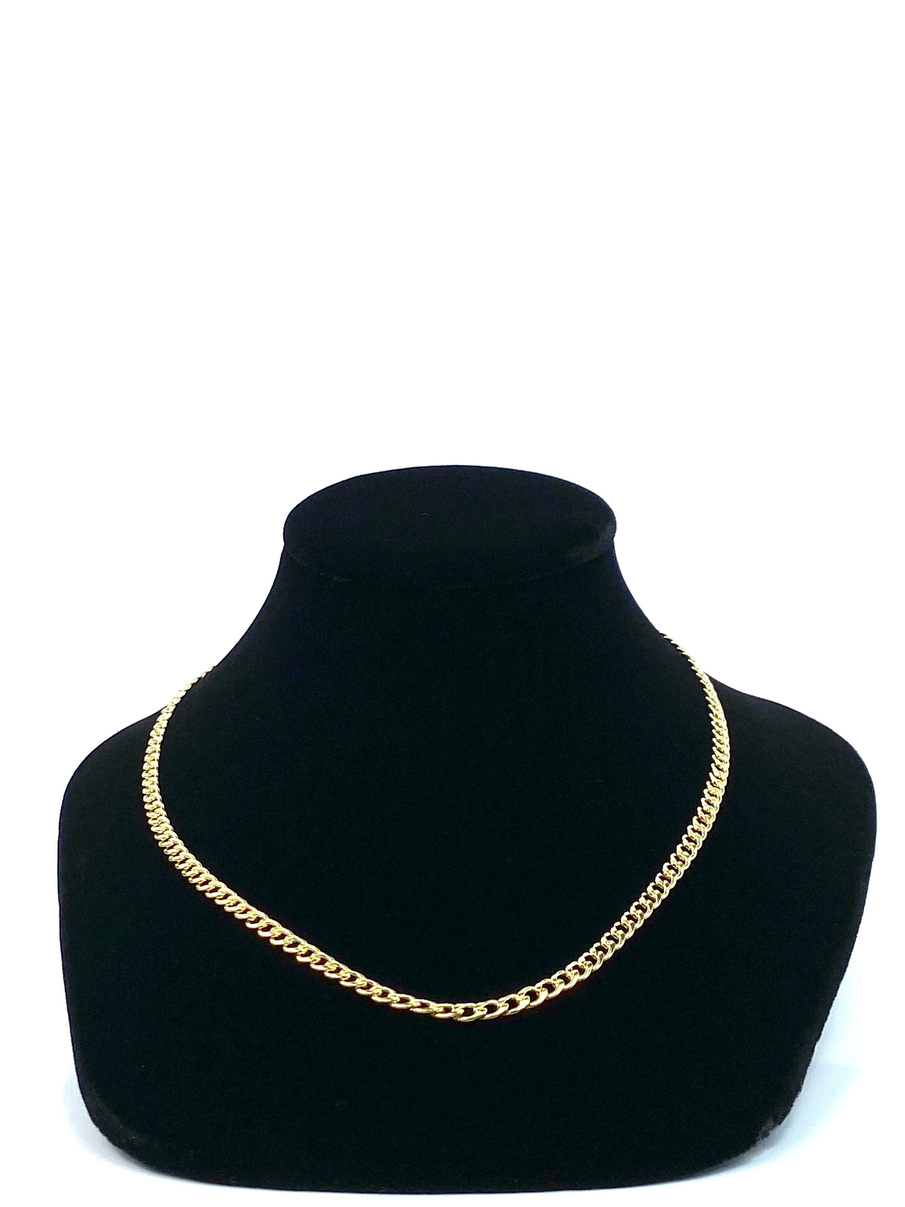 Gorgeous 14KGF 20” 4mm Cuban Curb Chain, 14KGF, 14K Gold Filled, 14K Gold Fill, Sku: S4007CHR-20