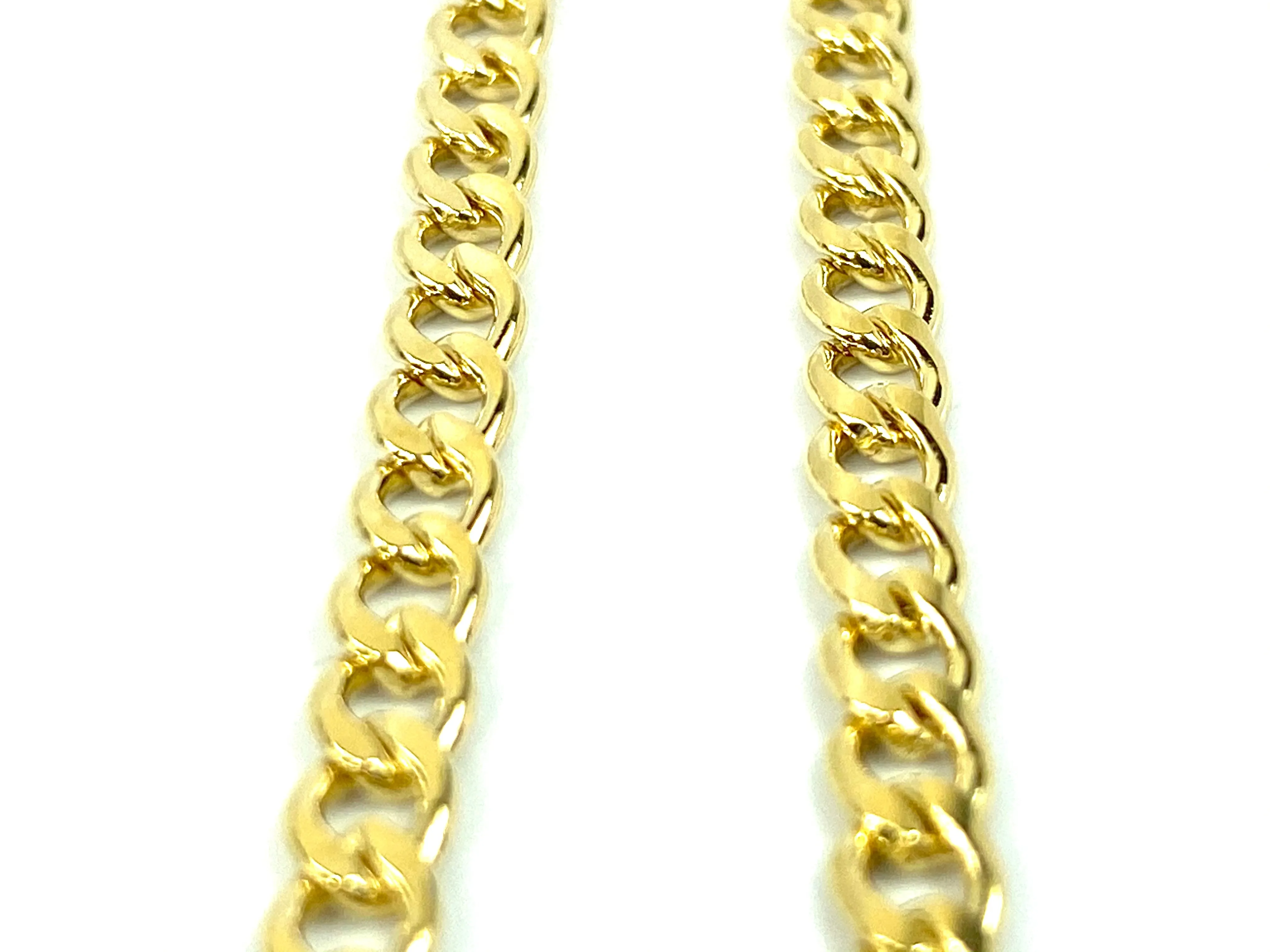 Gorgeous 14KGF 20” 4mm Cuban Curb Chain, 14KGF, 14K Gold Filled, 14K Gold Fill, Sku: S4007CHR-20