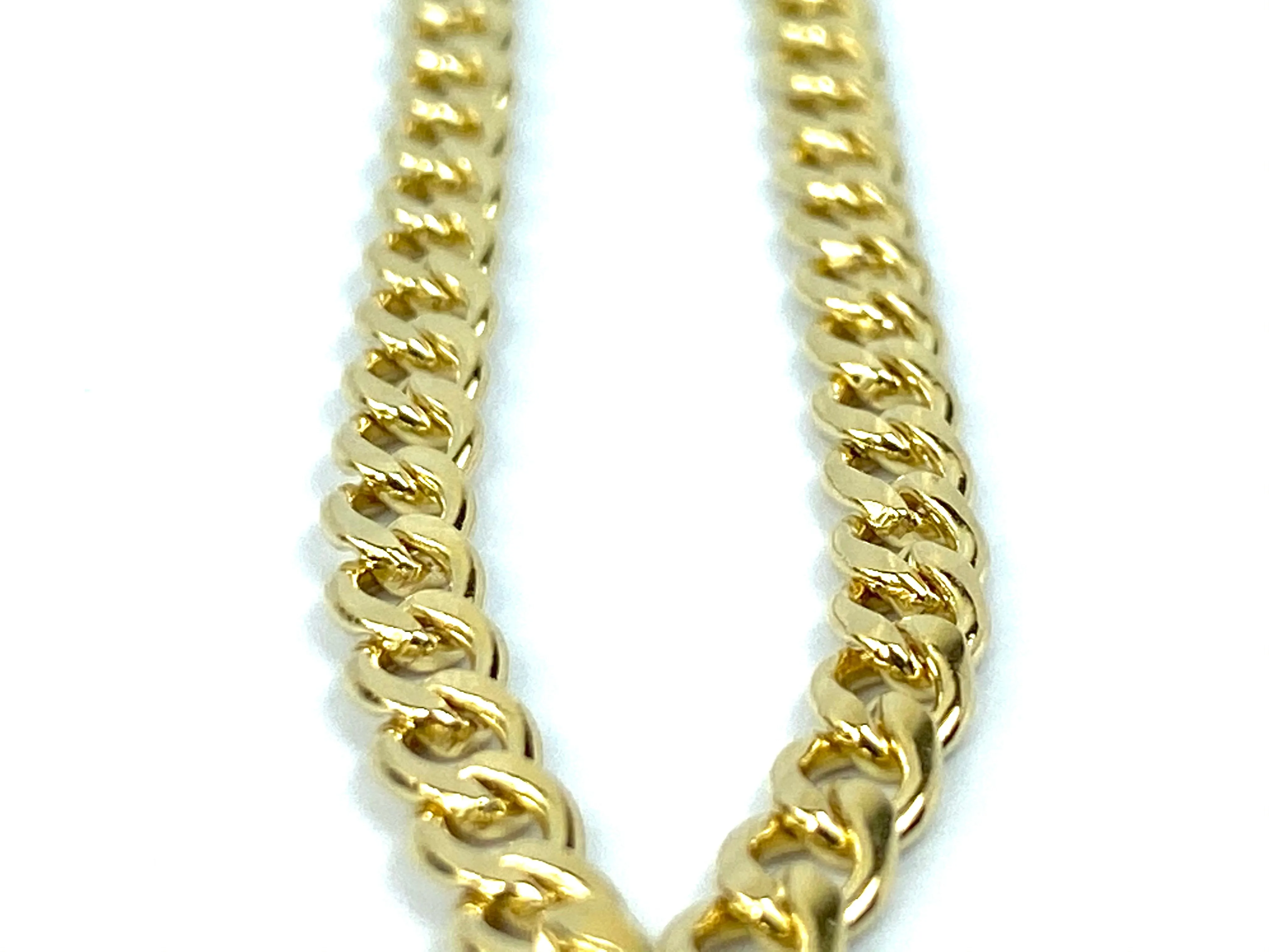 Gorgeous 14KGF 20” 4mm Cuban Curb Chain, 14KGF, 14K Gold Filled, 14K Gold Fill, Sku: S4007CHR-20