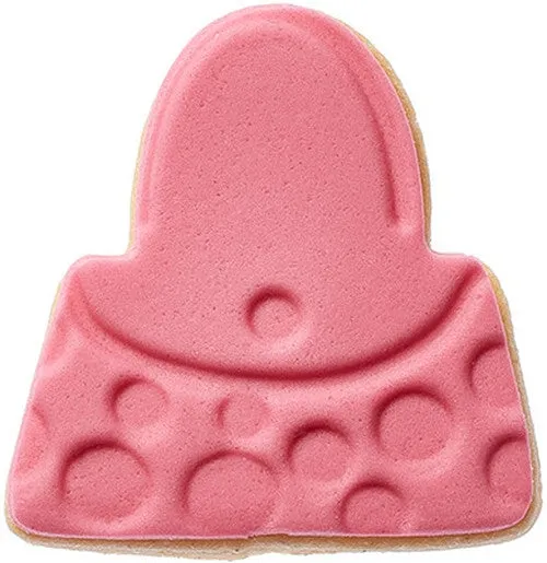 Handbag Cookie Cutter with Embossed Detail