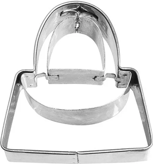 Handbag Cookie Cutter with Embossed Detail