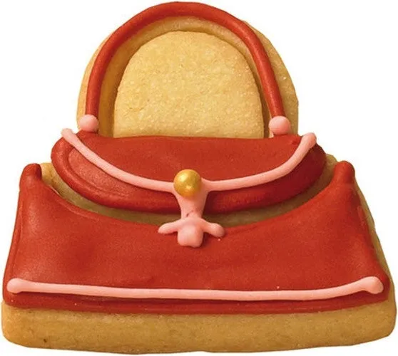 Handbag Cookie Cutter with Embossed Detail