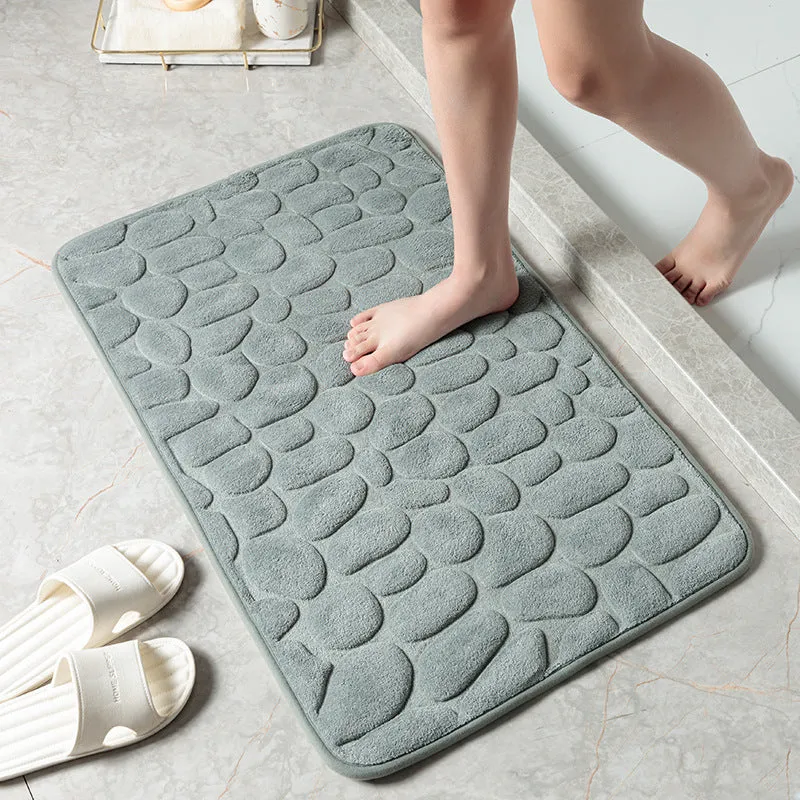 Home Decorative Pebble Embossed Non-Slip Mat, HG0027