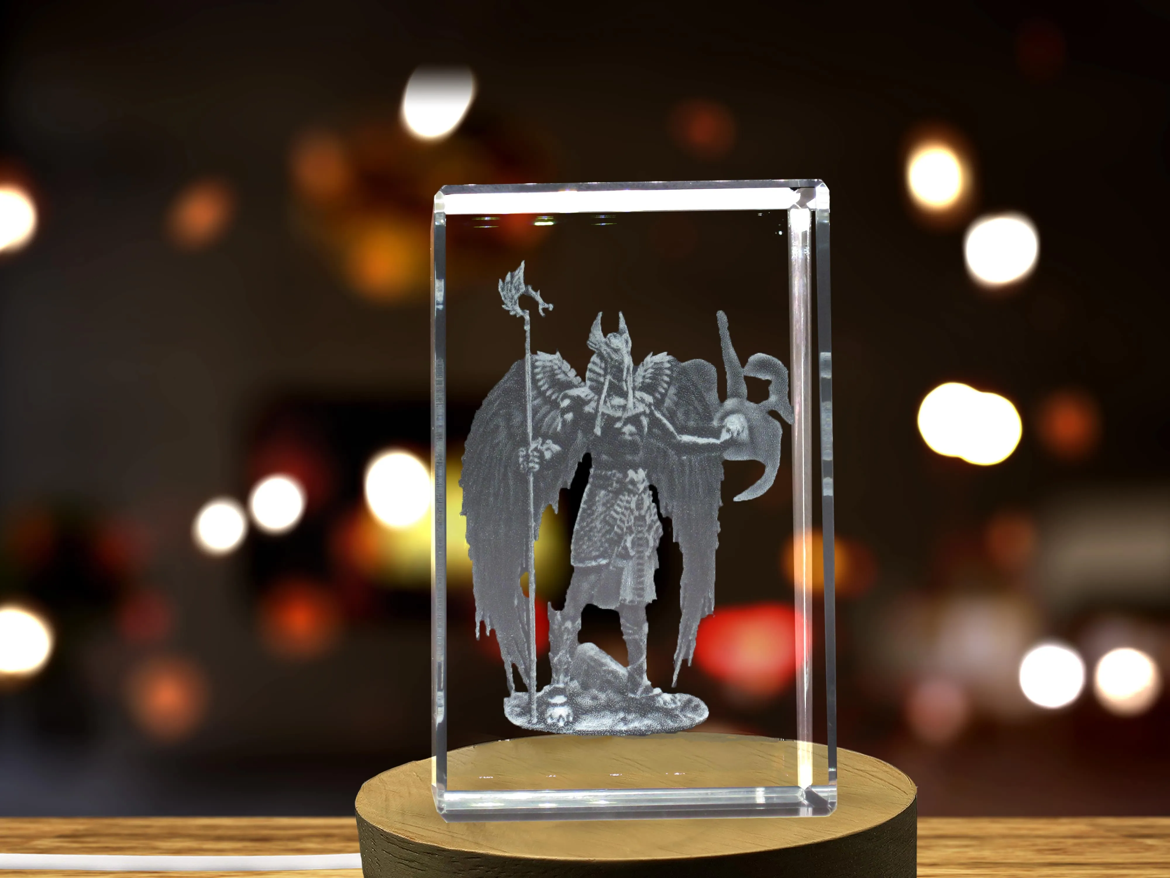 Horus 3D Engraved Crystal 3D Engraved Crystal Keepsake/Gift/Decor/Collectible/Souvenir