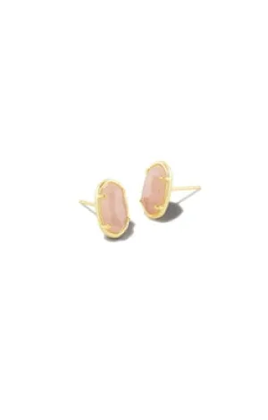 Kendra Scott Grayson Rose Quartz Stud