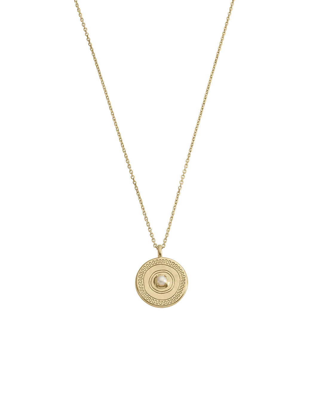 Kirstin Ash Solace Coin Necklace - Gold