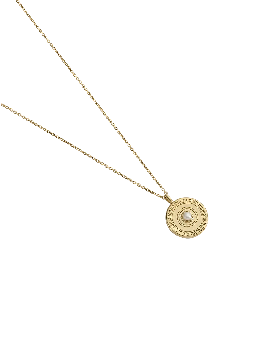 Kirstin Ash Solace Coin Necklace - Gold