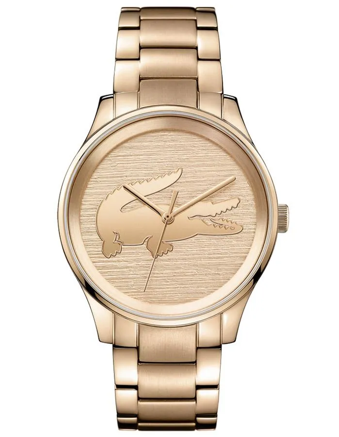 Lacoste Ladies Victoria Fashion Watch - Rose Gold Tone - Rose Gold Tone Bracelet