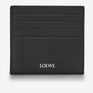 Loewe Textured Calfskin Open Cardholder