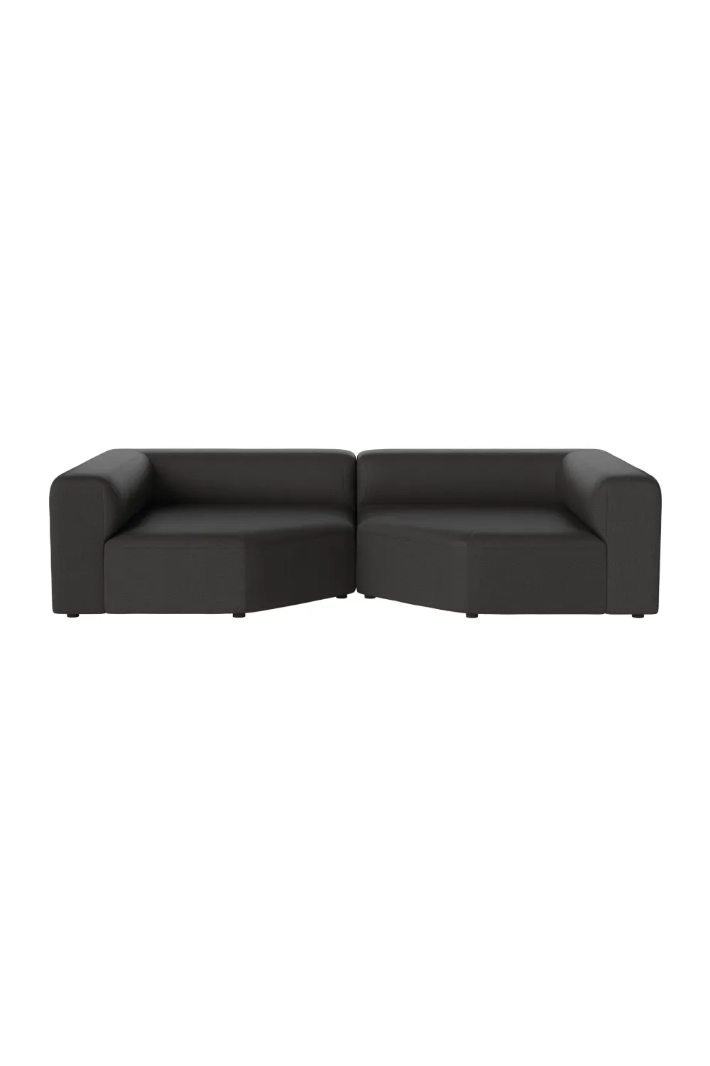 Modern Minimalist 2-Unit Modular Sofa | Bolia Angle