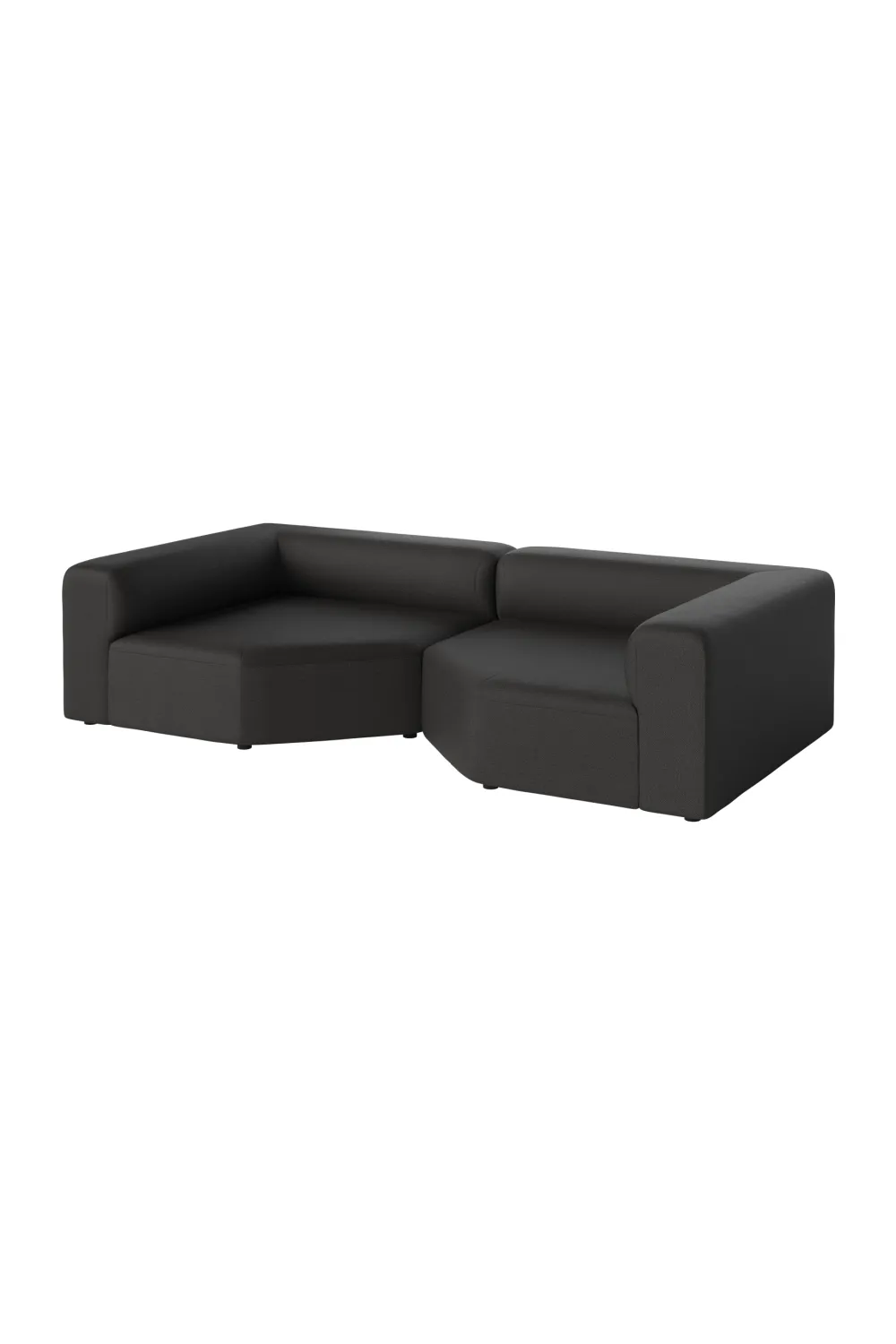 Modern Minimalist 2-Unit Modular Sofa | Bolia Angle