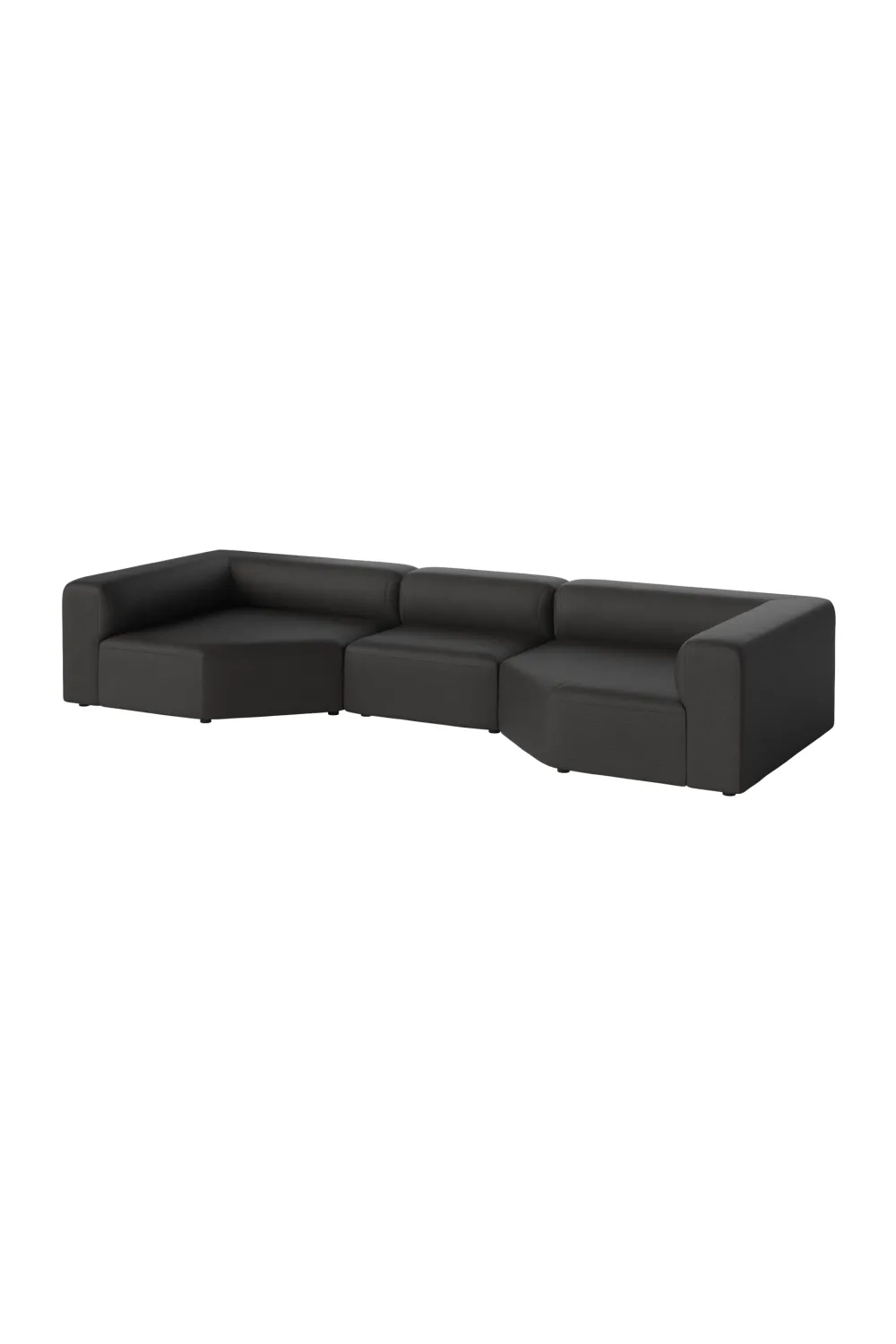 Modern Minimalist 3-Unit Modular Sofa L | Bolia Angle