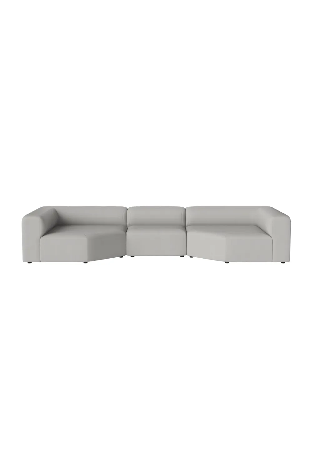 Modern Minimalist 3-Unit Modular Sofa L | Bolia Angle