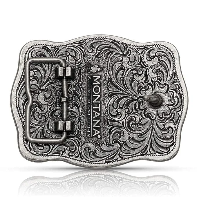 Montana Silversmiths Men's Road Ranch Attitude Buckle