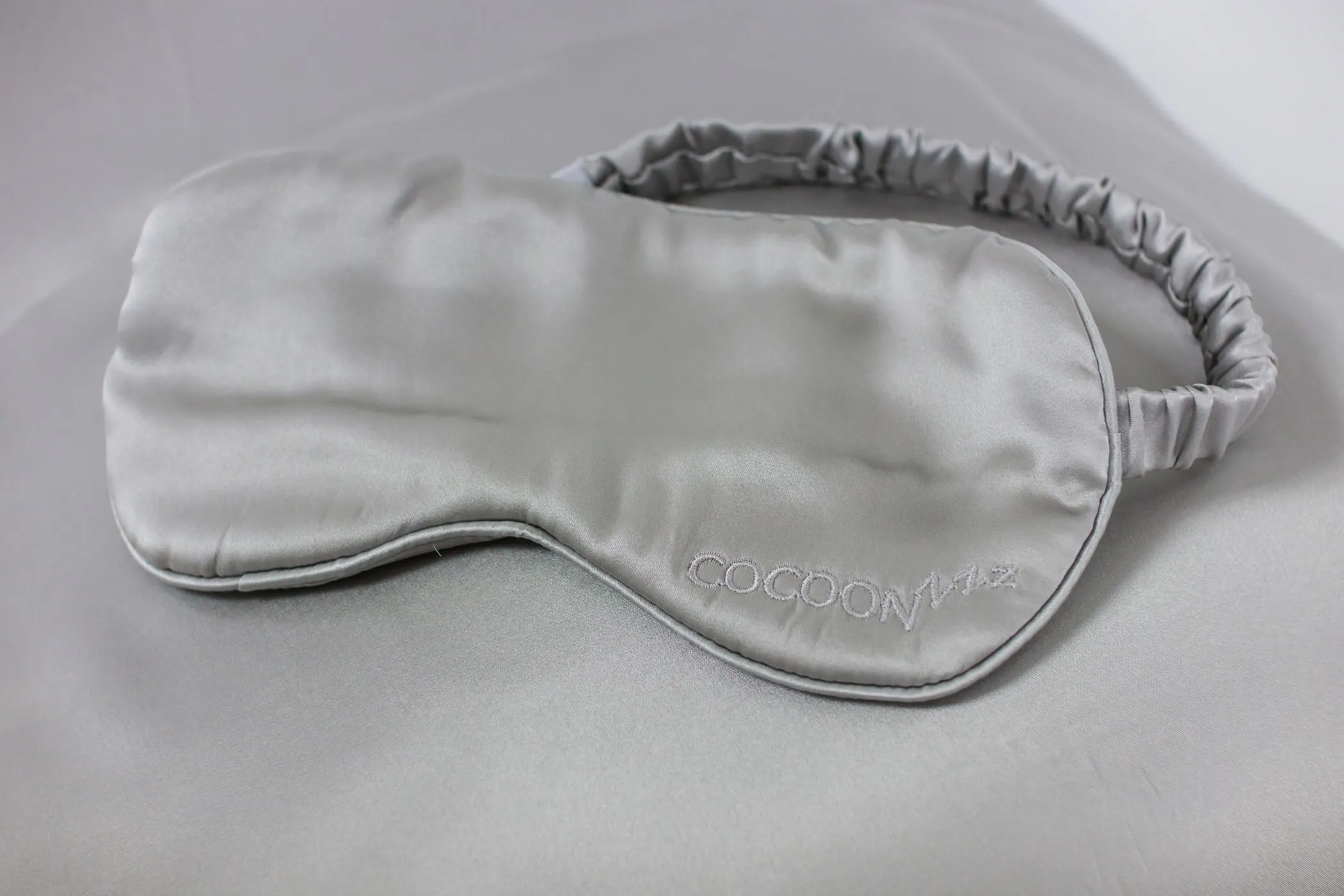 Mulberry Silk Eye Mask - Platinum