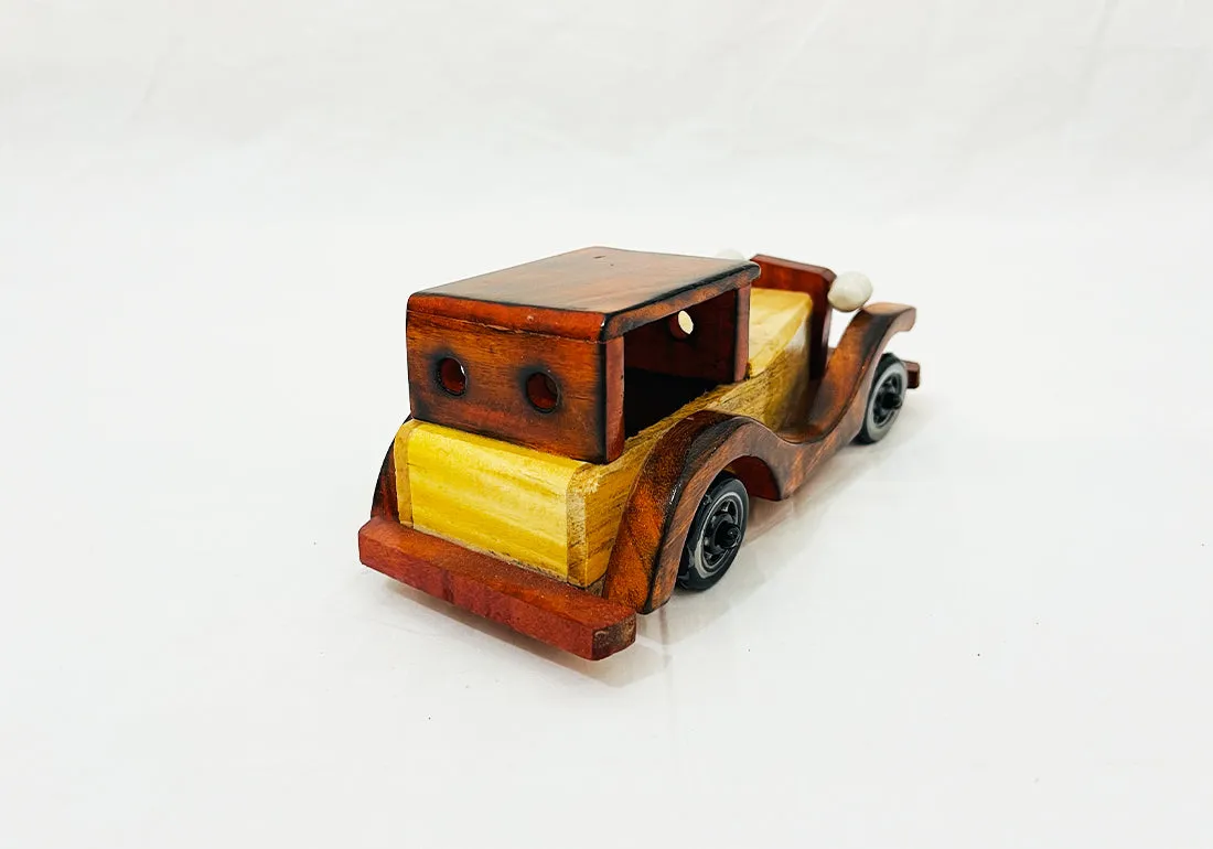 Old wooden Car Kids Toy