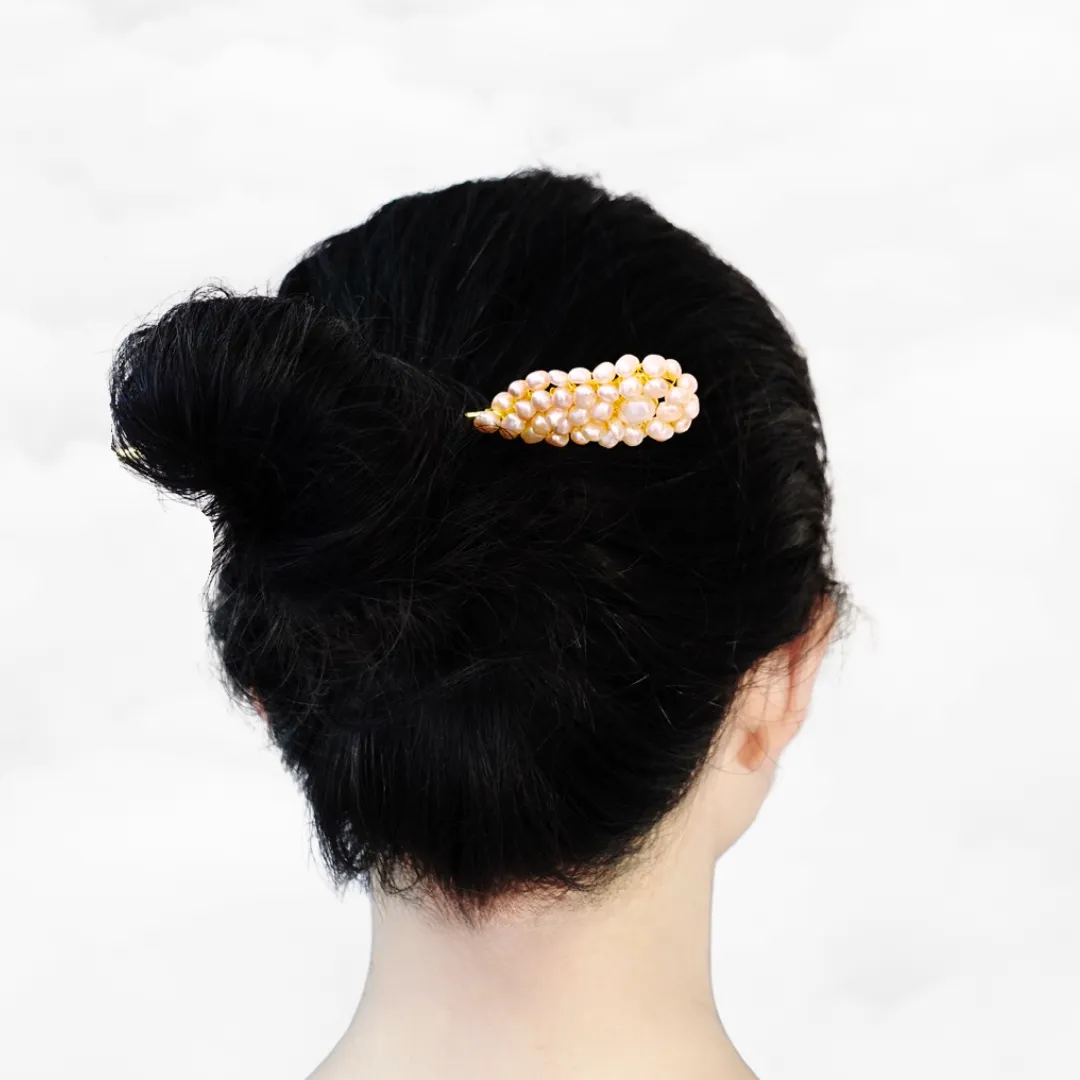 Phoenix Feather Baroque Pearl Hairstick