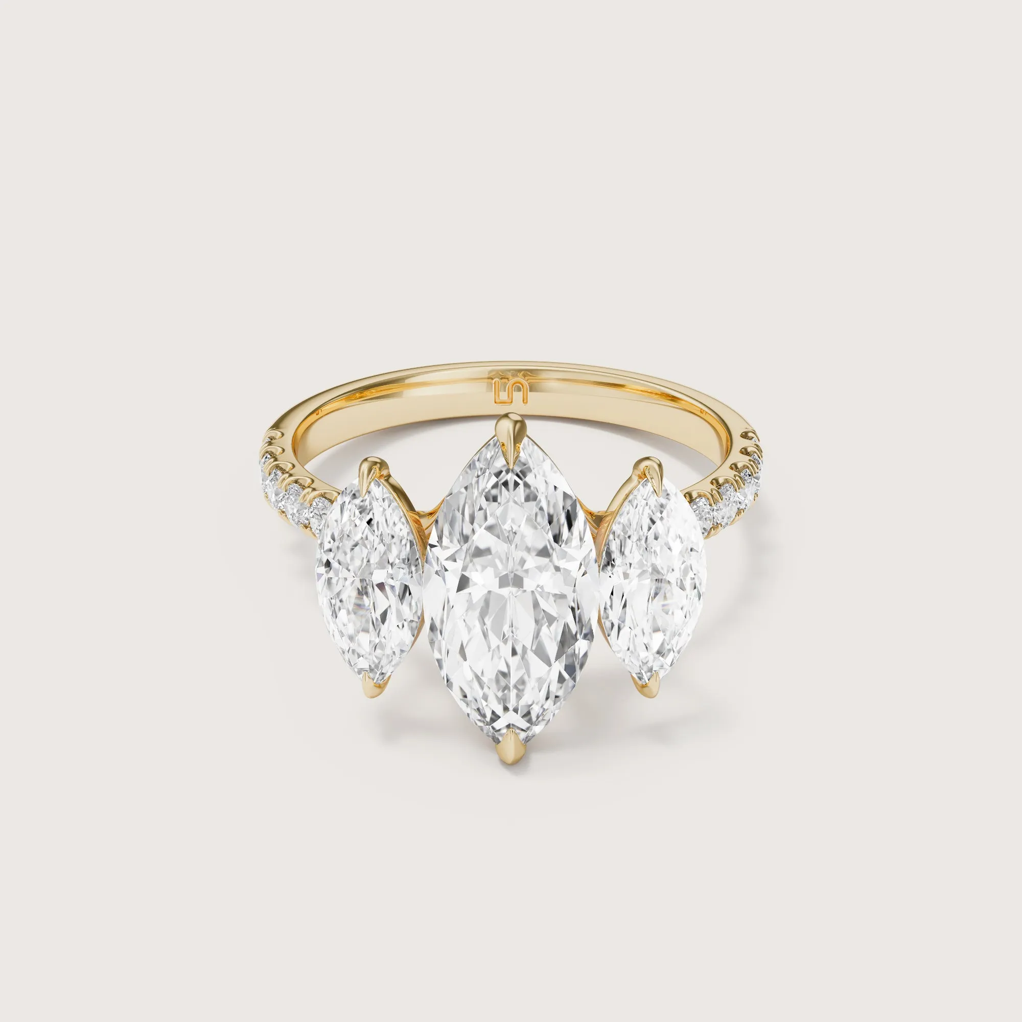 Ravello Marquise Trilogy - Diamond Band