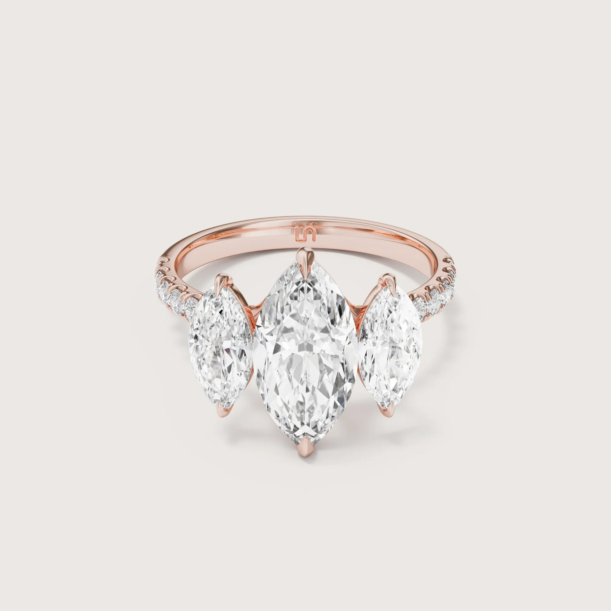 Ravello Marquise Trilogy - Diamond Band