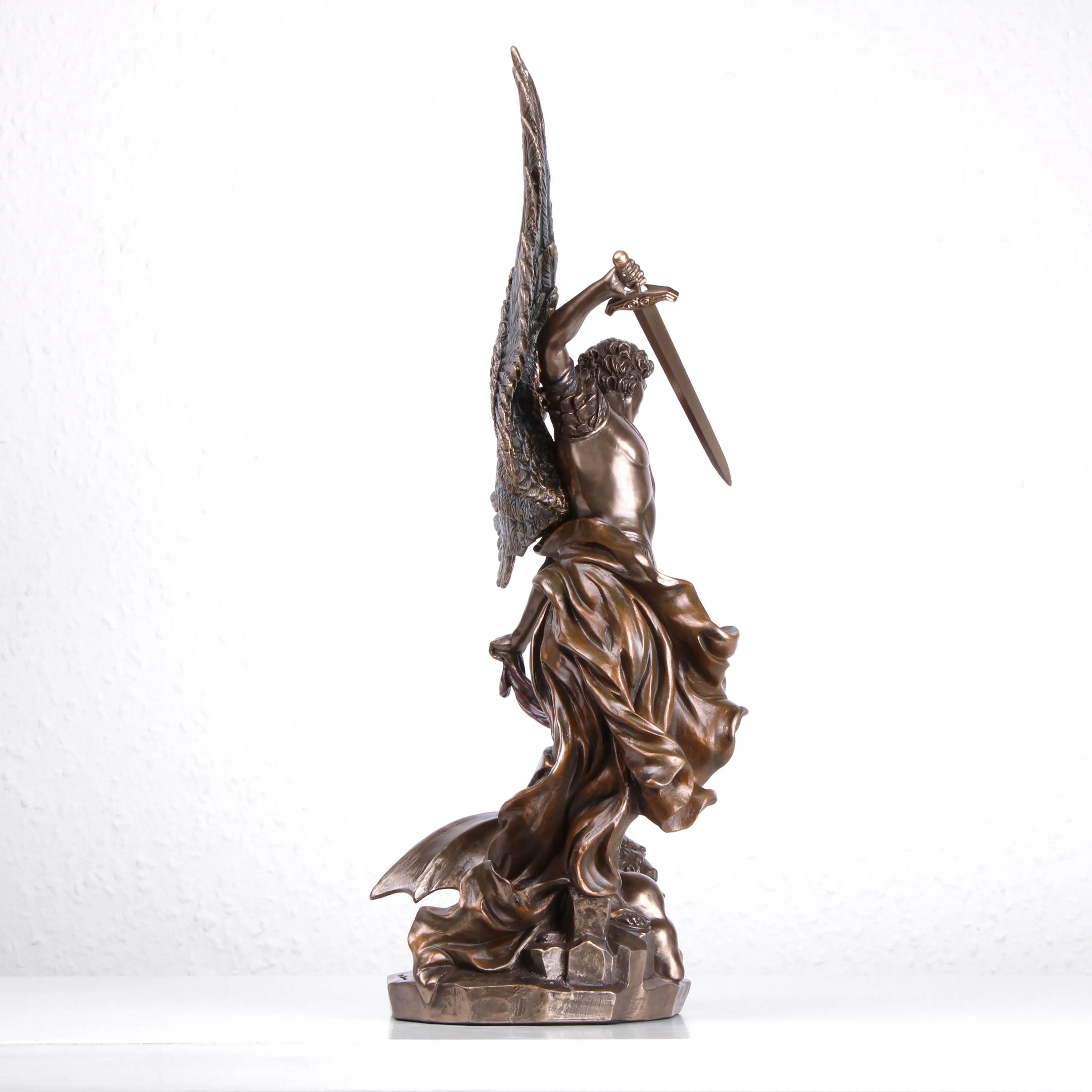 Saint Michael Statue (Cold Cast Bronze Sculpture)