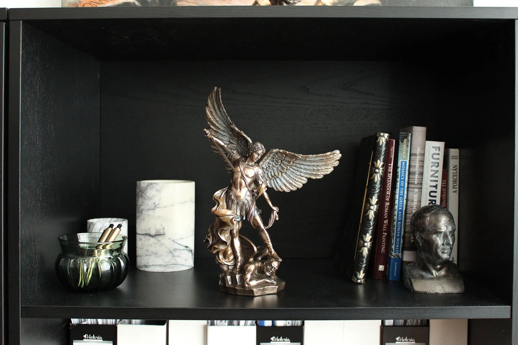 Saint Michael Statue (Cold Cast Bronze Sculpture)