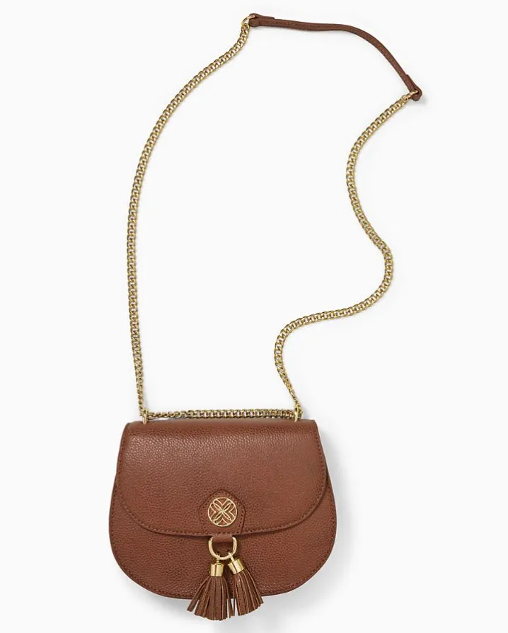 SIRENA LEATHER CROSSBODY