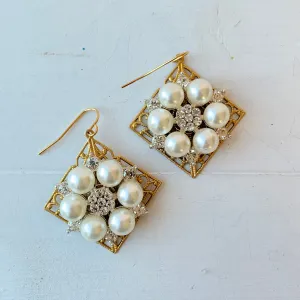 Stellar Crystal Drop Earrings