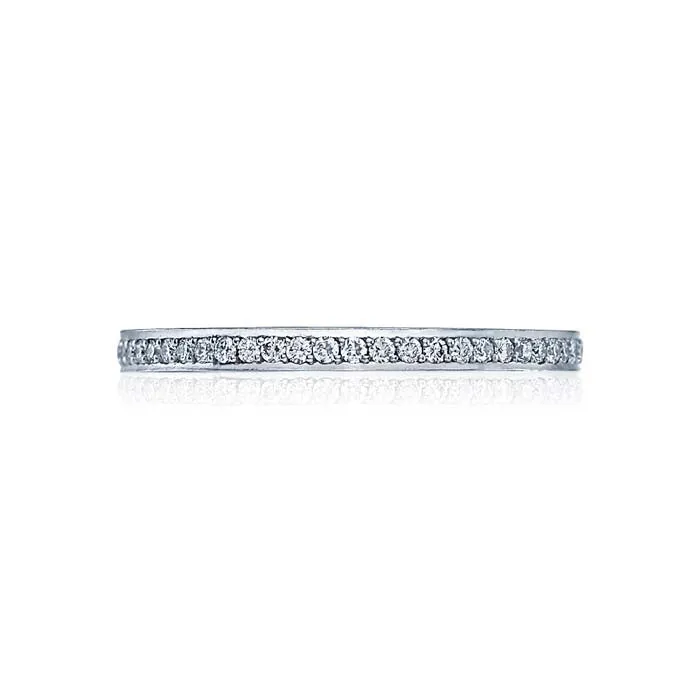 Tacori Dantela Eternity Diamond Wedding Band in Platinum