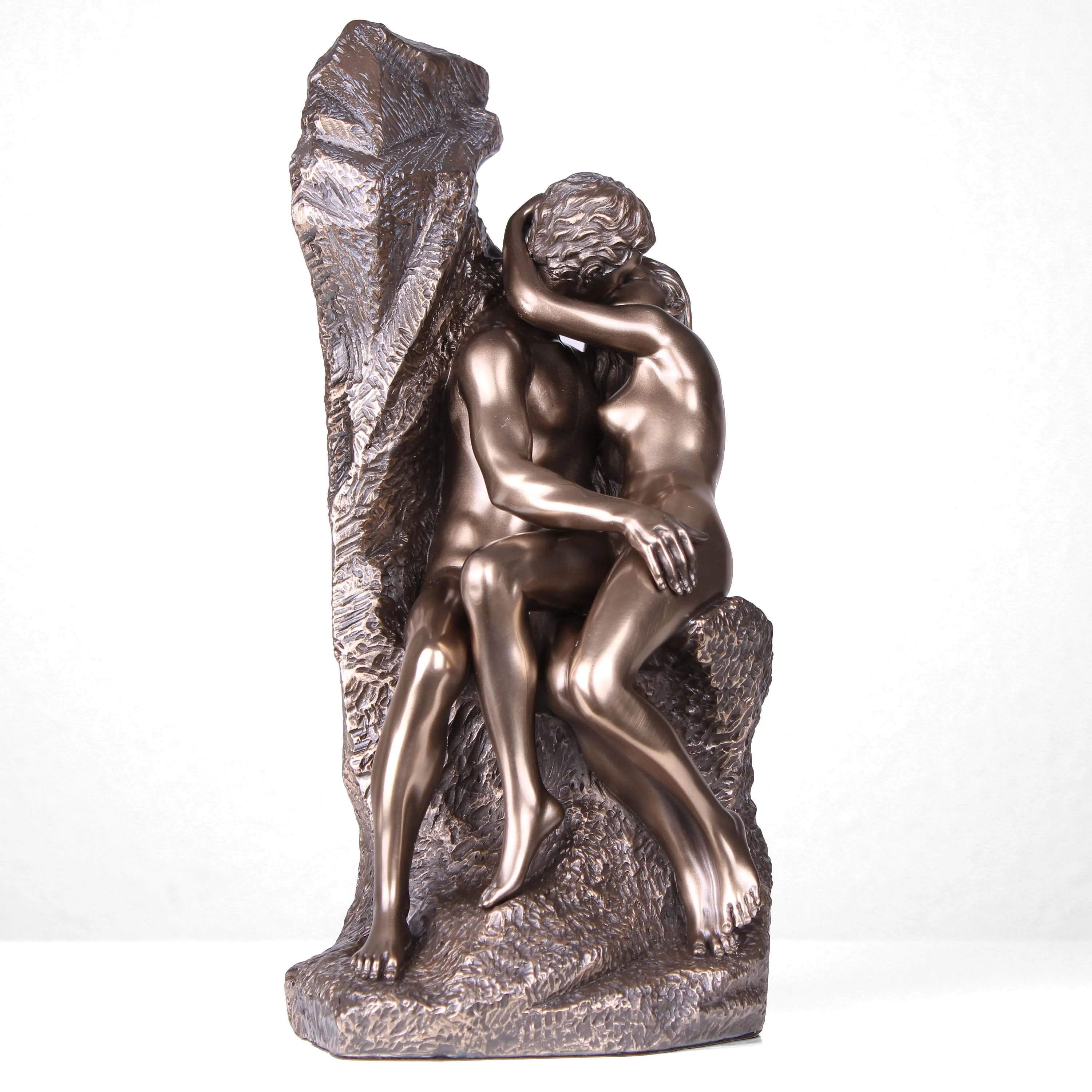 The Kiss Statue by Rodin (Cold Cast Bronze Sculpture)