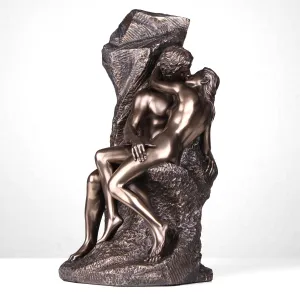 The Kiss Statue by Rodin (Cold Cast Bronze Sculpture)