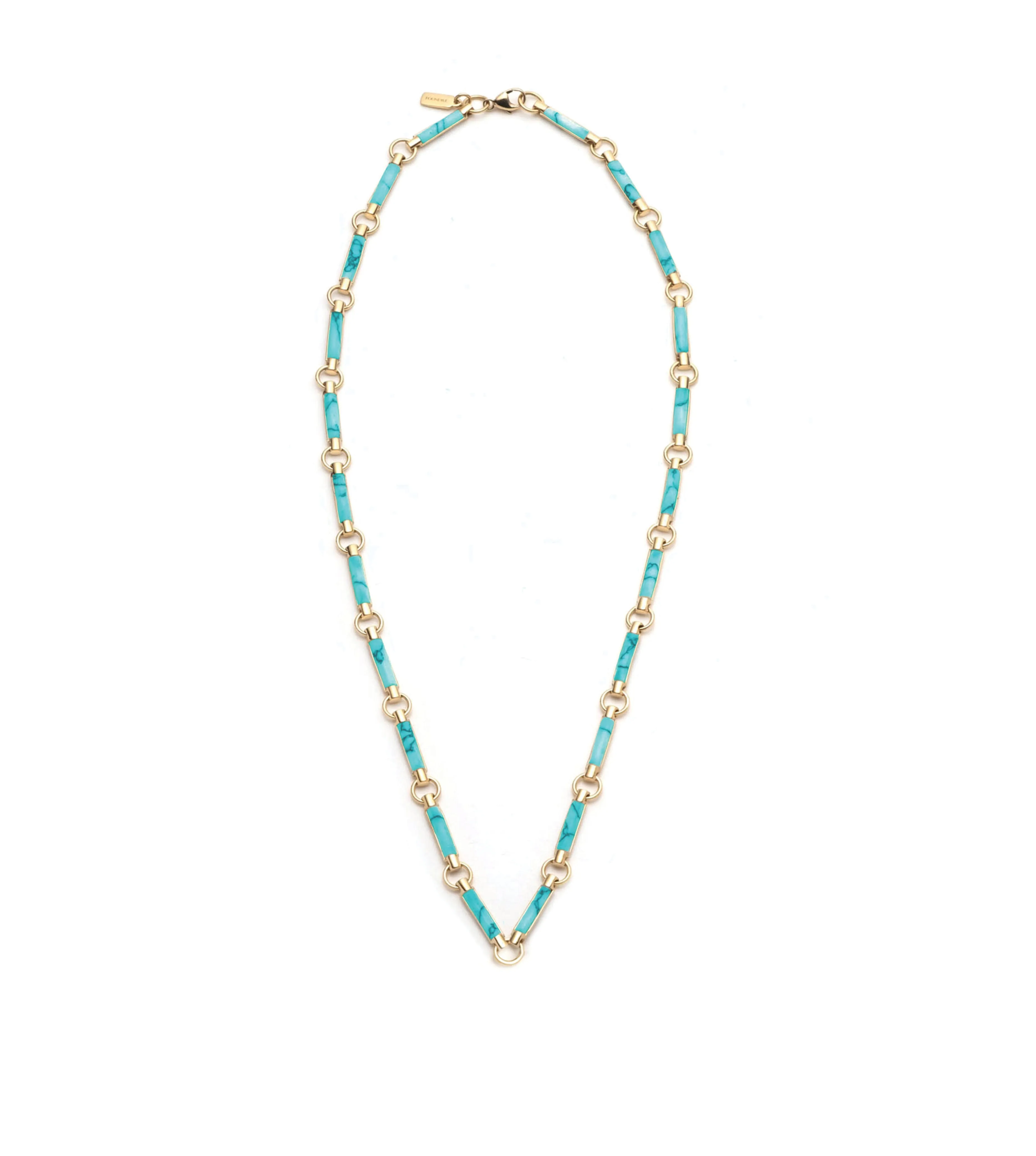 Turquoise Stone Chain Choker