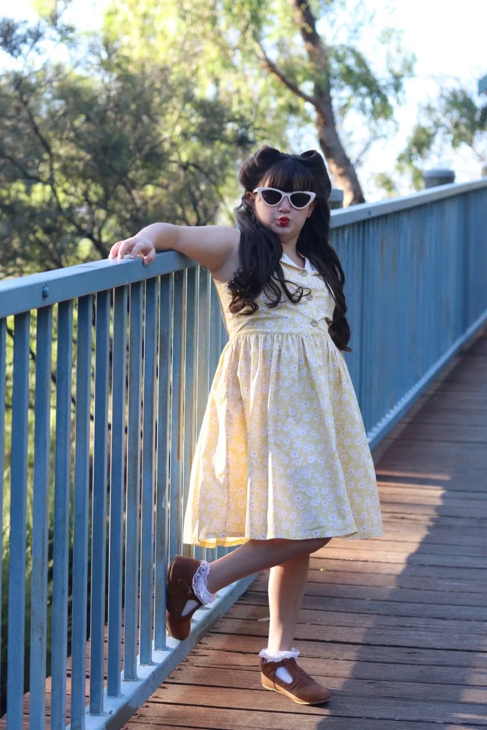 Tween Retro Shirt Dress | Sandy