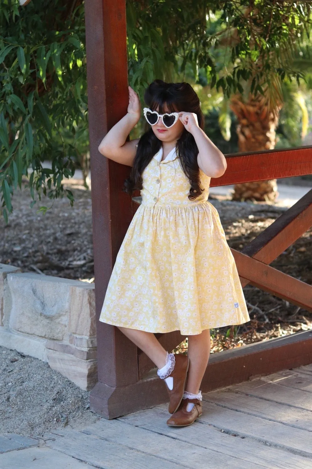 Tween Retro Shirt Dress | Sandy