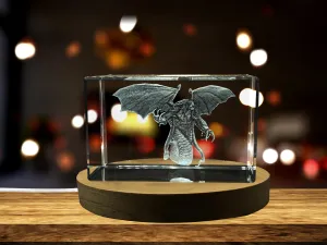 Typhon Art 3D Engraved Crystal Keepsake with Free LED Base Light